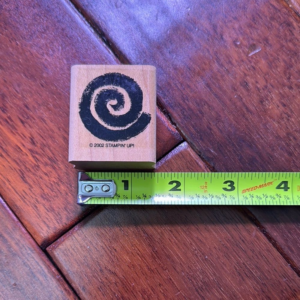 Stampin' Up! Black Spiral Wooden Stamp